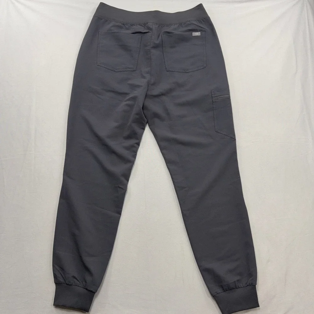 FIGS Scrub Pants Zamora High Waisted Jogger Graphite Gray Womens Size LT NWT